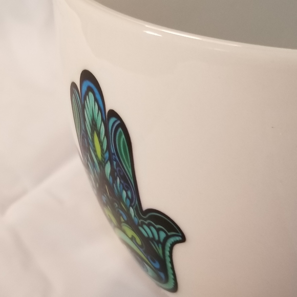 Hamsa Hand Good Luck Coffee Mug Better Homes and Gardens Tea cup 16 oz. - Picture 6 of 9